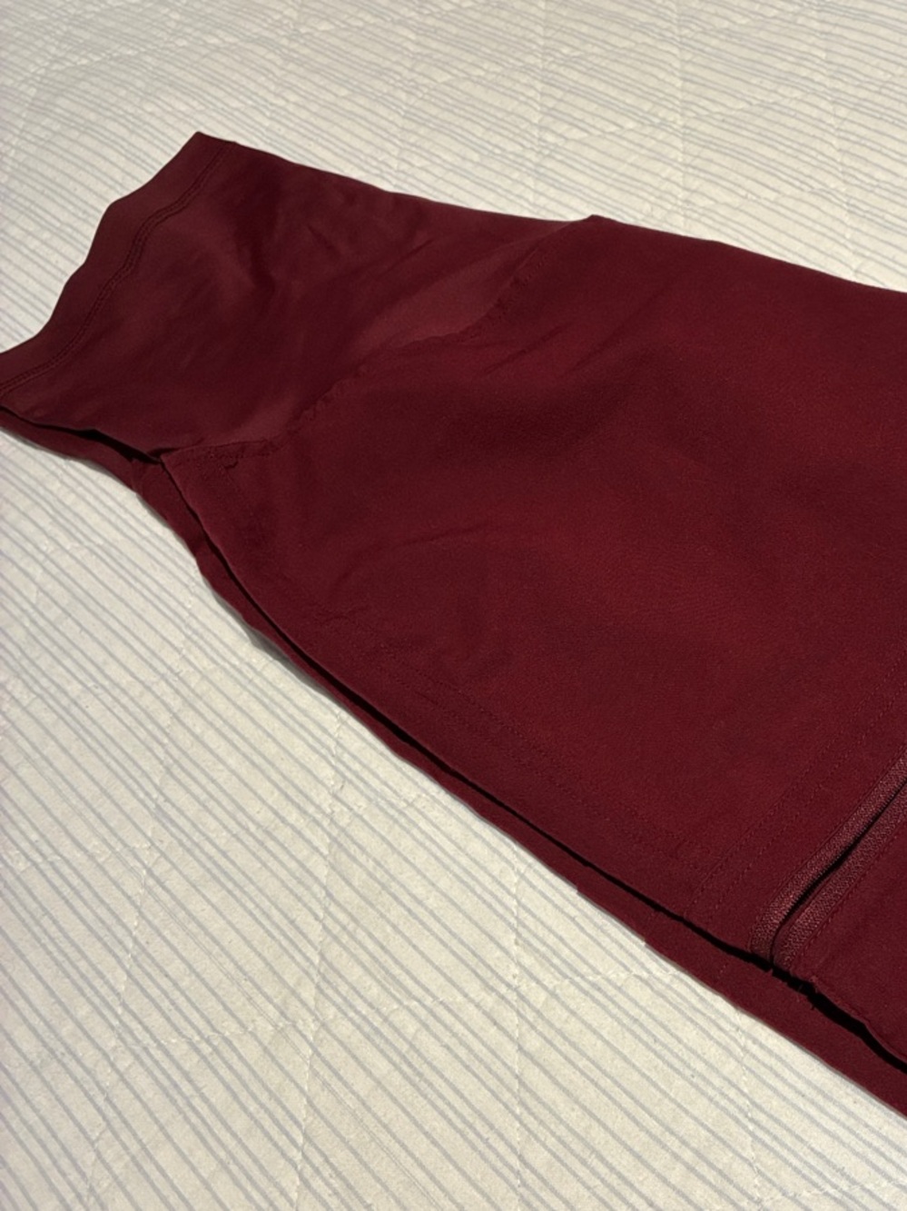 FIGS Straight-Leg Maternity Scrub Pants in Burgundy